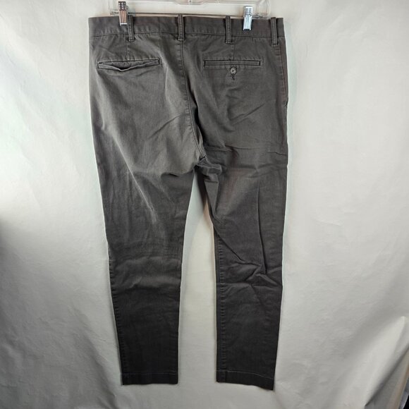 J.Crew Chino Pants Mens 32x32 Gray Chino Khaki Flex Driggs Slim Fit Stretch Norm - Picture 5 of 10